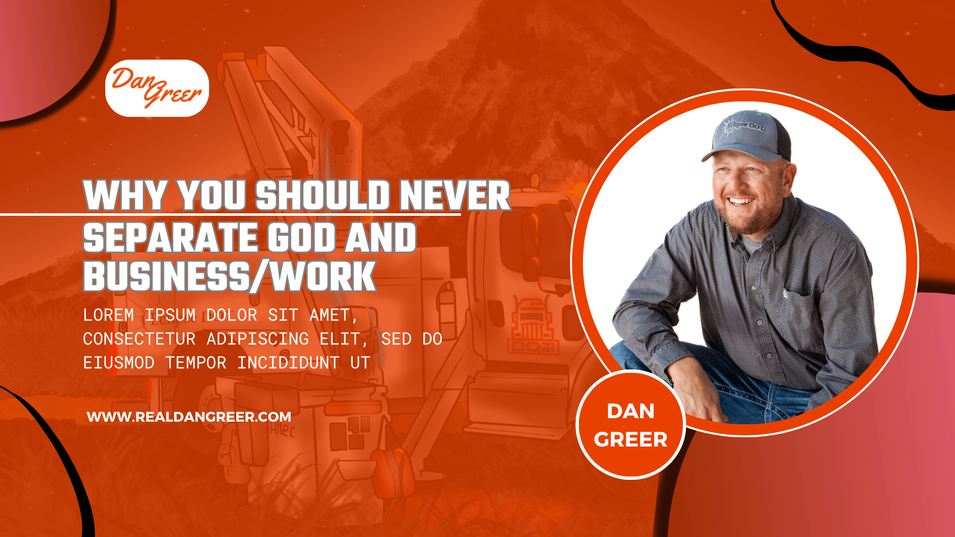 Why you should never separate God and business/work